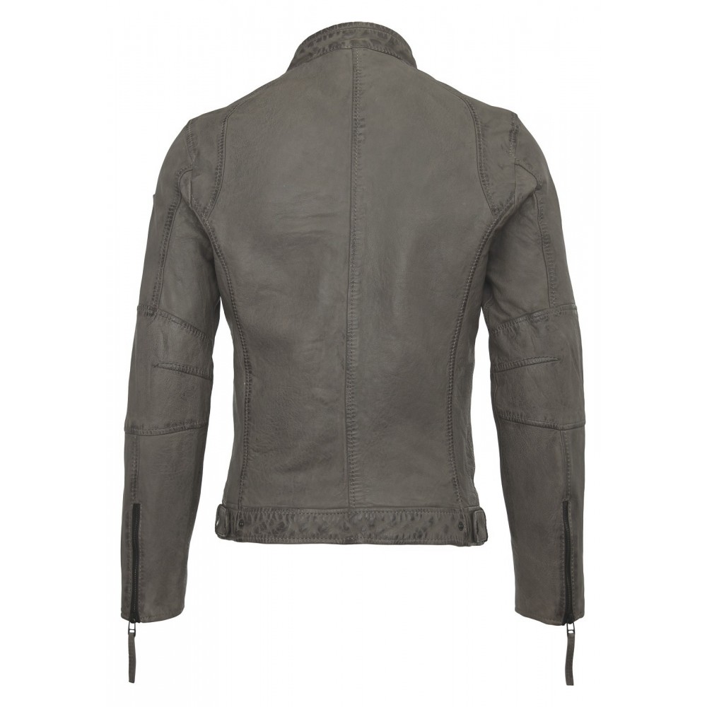 Geaca de Piele Naturala Barbati Gipsy Gri Beat SF LVW Geaca de Piele Naturala Barbati Gipsy Gri Beat SF LVW - readytowear.ro