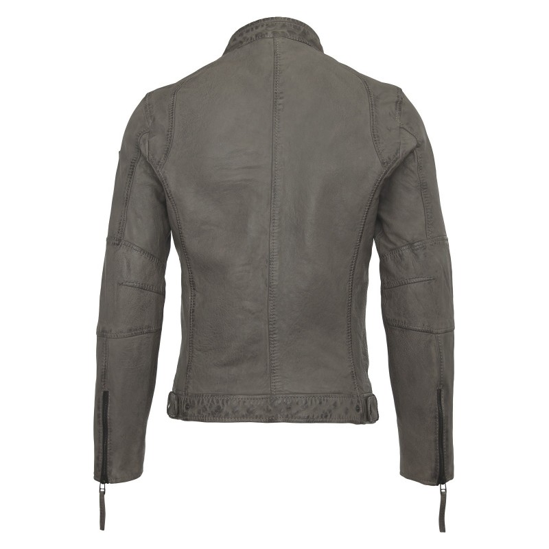 Geaca de Piele Naturala Barbati Gipsy Gri Beat SF LVW – Black Friday Geaca de Piele Naturala Barbati Gipsy Gri Beat SF LVW – Black Friday