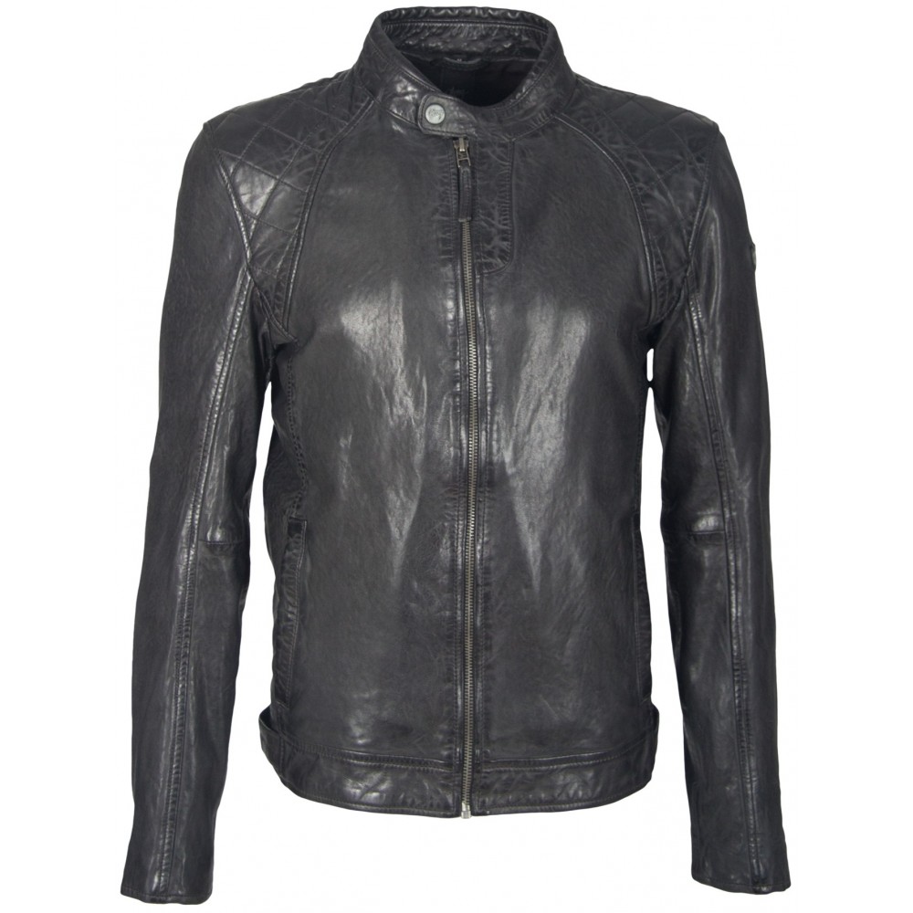 Geaca de Piele Naturala Barbati Gipsy Neagra Beat W19 SF NZROV Geaca de Piele Naturala Barbati Gipsy Neagra Beat W19 SF NZROV - readytowear.ro