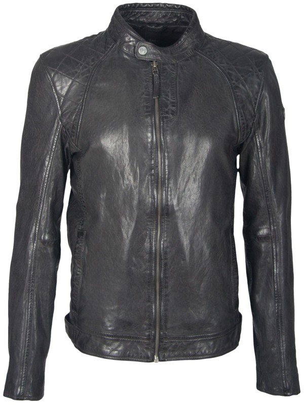 Geaca de Piele Naturala Barbati Gipsy Neagra Beat W19 SF NZROV – IMBRACAMINTE — fotografia 1