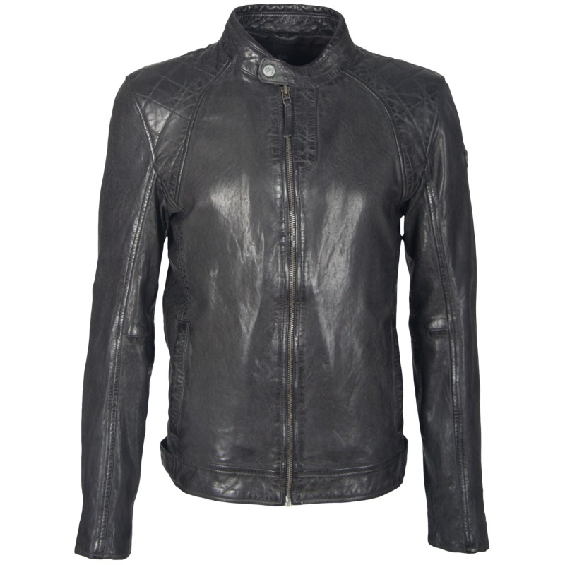 Geaca de Piele Naturala Barbati Gipsy Neagra Beat W19 SF NZROV – IMBRACAMINTE