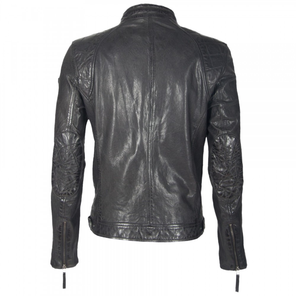 Geaca de Piele Naturala Barbati Gipsy Neagra Beat W19 SF NZROV Geaca de Piele Naturala Barbati Gipsy Neagra Beat W19 SF NZROV - readytowear.ro