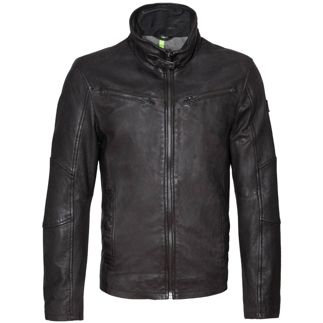 Geaca de Piele Naturala Barbati Gipsy Neagra Bent SF LCOUNTV – IMBRACAMINTE Geaca de Piele Naturala Barbati Gipsy Neagra Bent SF LCOUNTV – IMBRACAMINTE