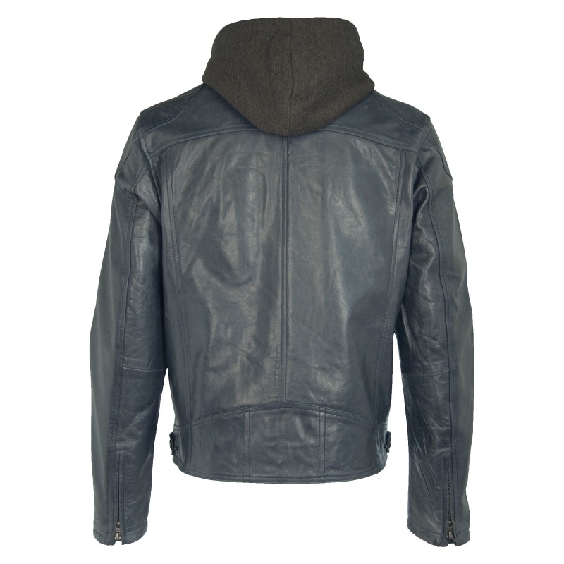Geaca de Piele Naturala Barbati Gipsy Albastra Biko W09 LACRUV – Black Friday Geaca de Piele Naturala Barbati Gipsy Albastra Biko W09 LACRUV – Black Friday