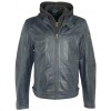 Geaca de Piele Naturala Barbati Gipsy Albastra Biko W09 LACRUV - readytowear