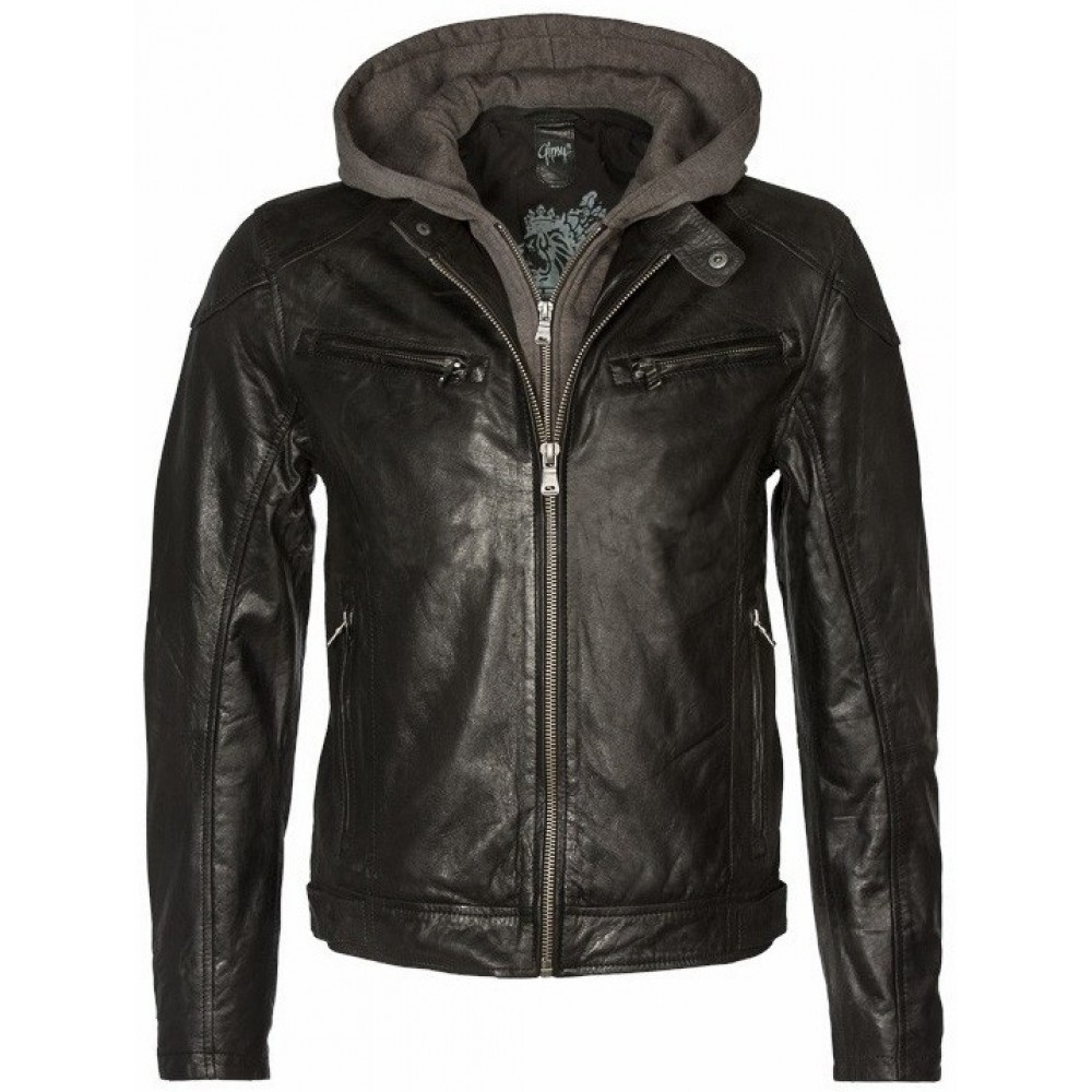 Geaca de Piele Barbati Gipsy Neagra Biko W09 LACRUV Geaca de Piele Barbati Gipsy Neagra Biko W09 LACRUV - readytowear.ro