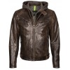 Geaca de Piele Naturala Barbati Gipsy Maro inchis Bilo LACRUV - readytowear