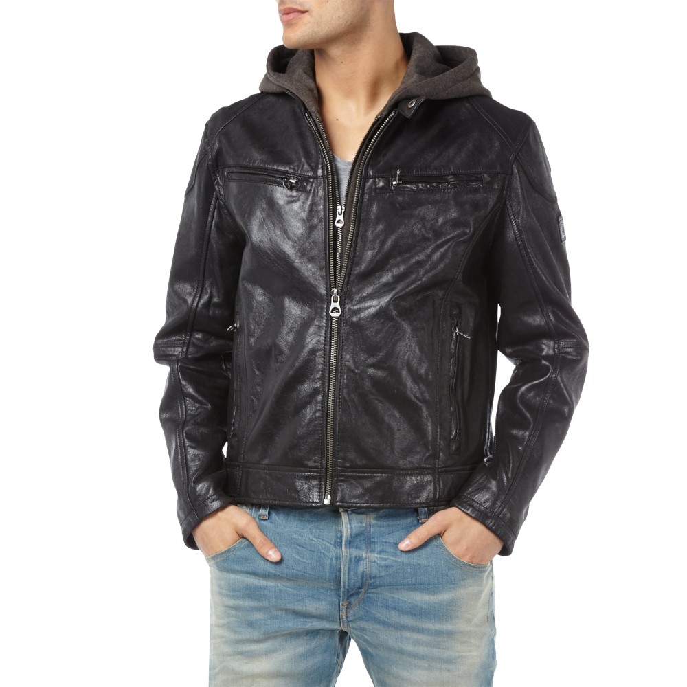 Geaca de Piele Naturala Barbati Gipsy Neagra Bilo LACRUV Geaca de Piele Naturala Barbati Gipsy Neagra Bilo LACRUV - readytowear.ro