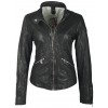 Damska kurtka skórzana Gipsy Czarna Bona LAOSV Damska kurtka skórzana Gipsy Czarna Bona LAOSV - readytowear