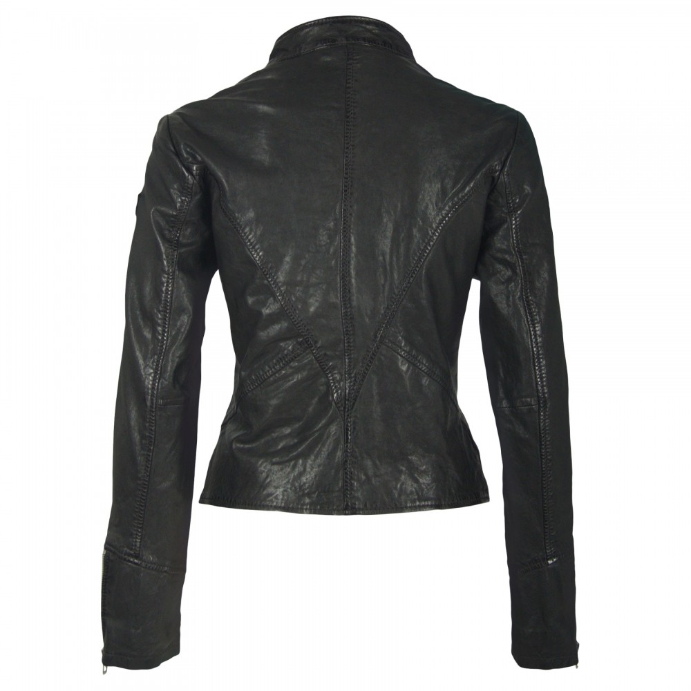 Geaca de Piele Naturala Dama Gipsy Neagra Bona LAOSV Geaca de Piele Naturala Dama Gipsy Neagra Bona LAOSV - readytowear.ro