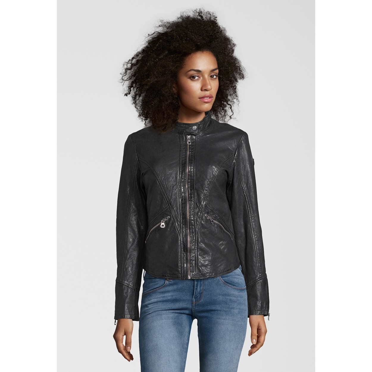 Geaca de Piele Naturala Dama Gipsy Neagra Bona LAOSV – IMBRACAMINTE Geaca de Piele Naturala Dama Gipsy Neagra Bona LAOSV – IMBRACAMINTE