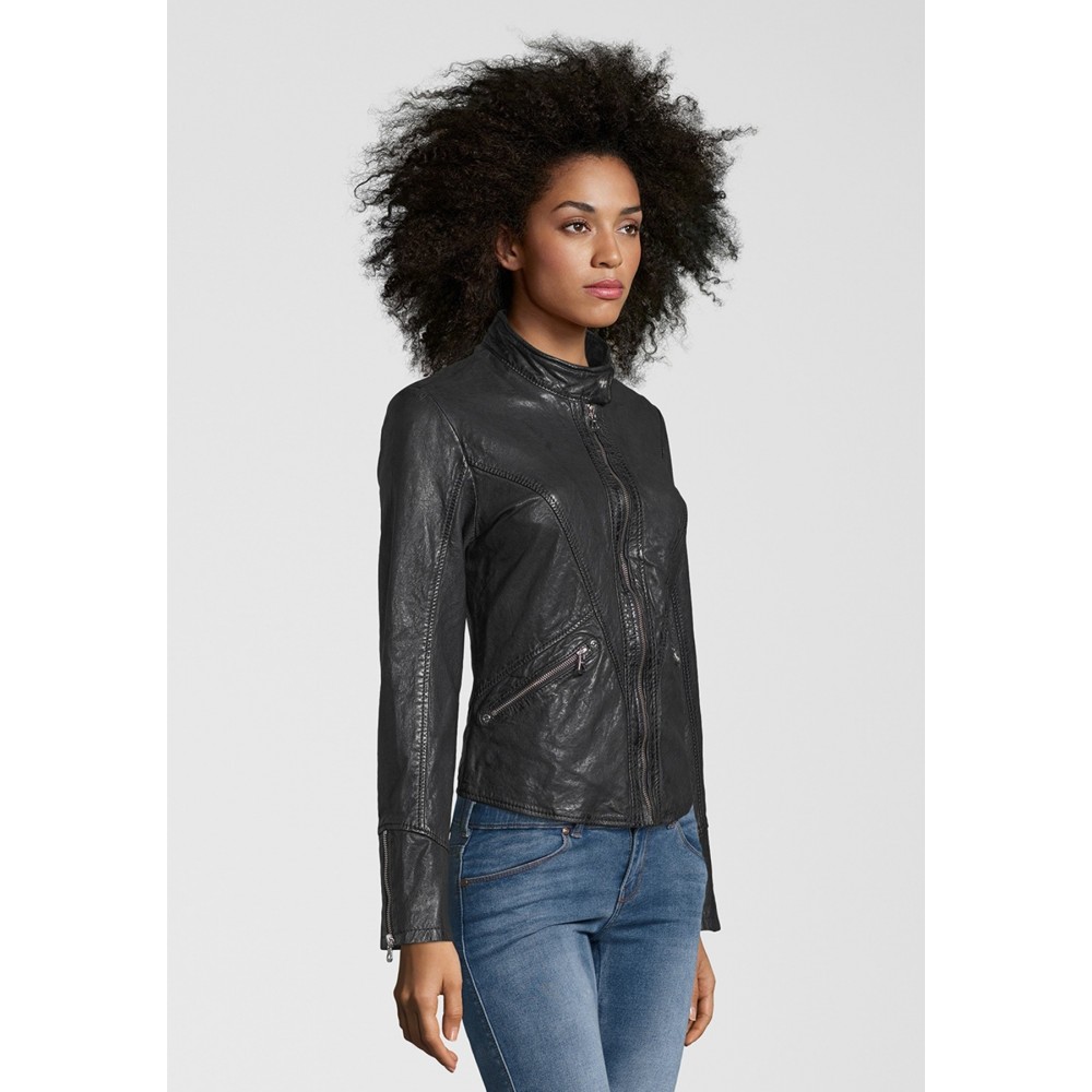 Geaca de Piele Naturala Dama Gipsy Neagra Bona LAOSV Geaca de Piele Naturala Dama Gipsy Neagra Bona LAOSV - readytowear.ro
