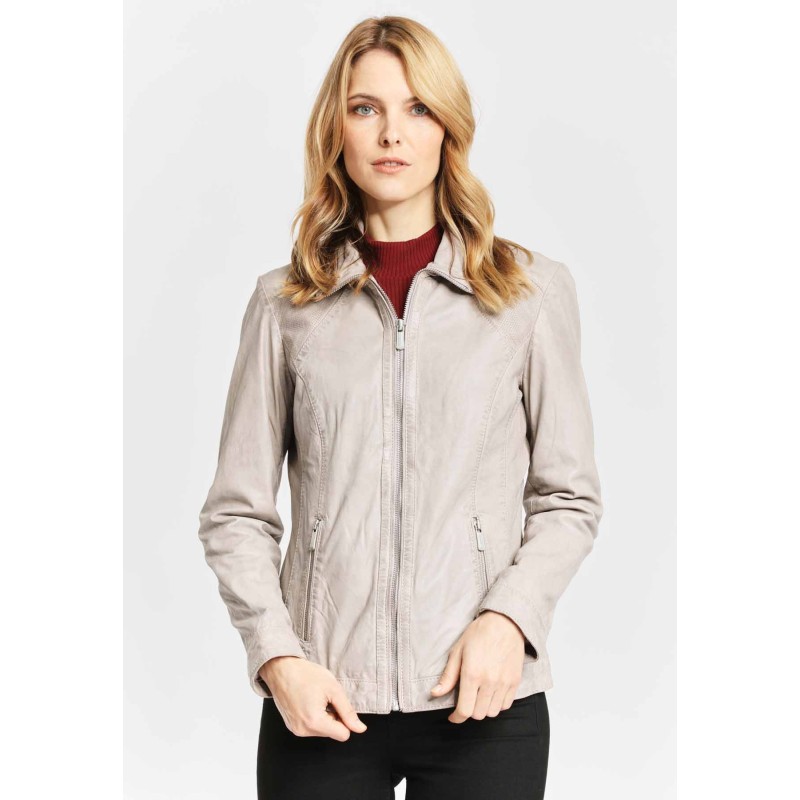 Geaca de Piele Naturala Dama Gipsy Gri Breeze S20 LAJUV – IMBRACAMINTE Geaca de Piele Naturala Dama Gipsy Gri Breeze S20 LAJUV – IMBRACAMINTE