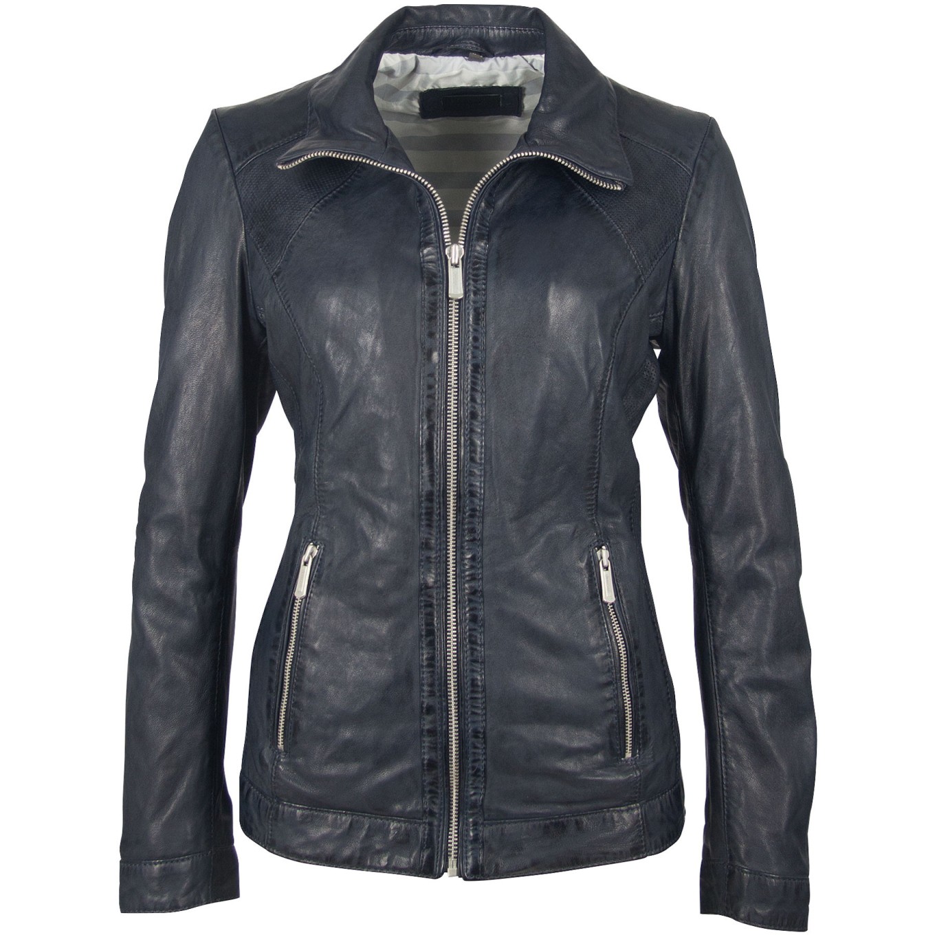 Geaca de Piele Naturala Dama Gipsy Bleumarin Breeze S20 LAJUV – IMBRACAMINTE Geaca de Piele Naturala Dama Gipsy Bleumarin Breeze S20 LAJUV – IMBRACAMINTE