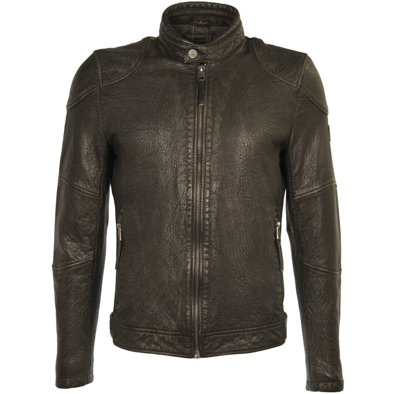 Geaca de Piele Naturala Barbati Gipsy Maro Burt W17 SF NSLAV – Black Friday