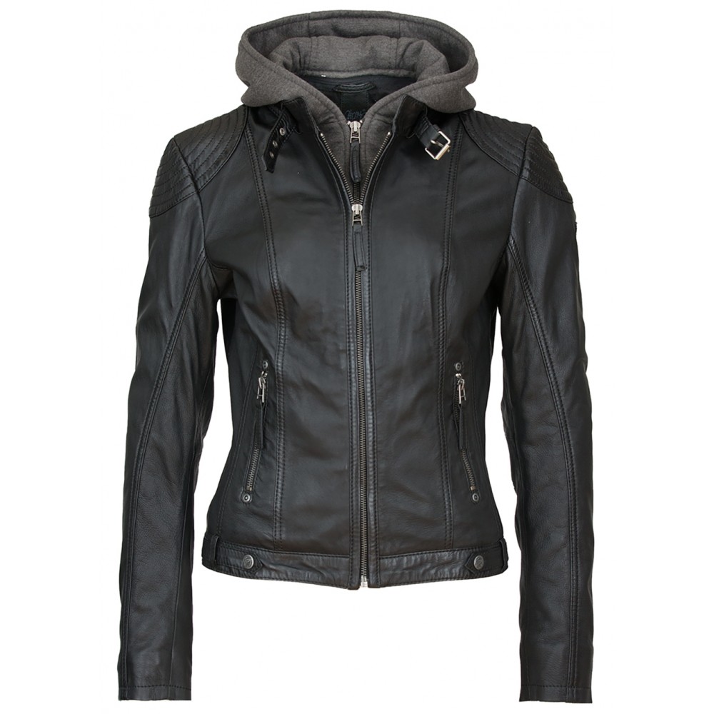 Geaca de Piele Naturala Dama Gipsy Neagra Cacey Geaca de Piele Naturala Dama Gipsy Neagra Cacey - readytowear