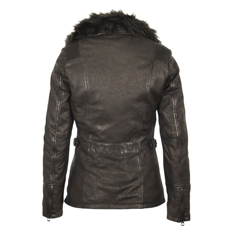 Geaca de Piele Naturala Dama Gipsy Neagra Cadiz LCOUNTV – IMBRACAMINTE Geaca de Piele Naturala Dama Gipsy Neagra Cadiz LCOUNTV – IMBRACAMINTE