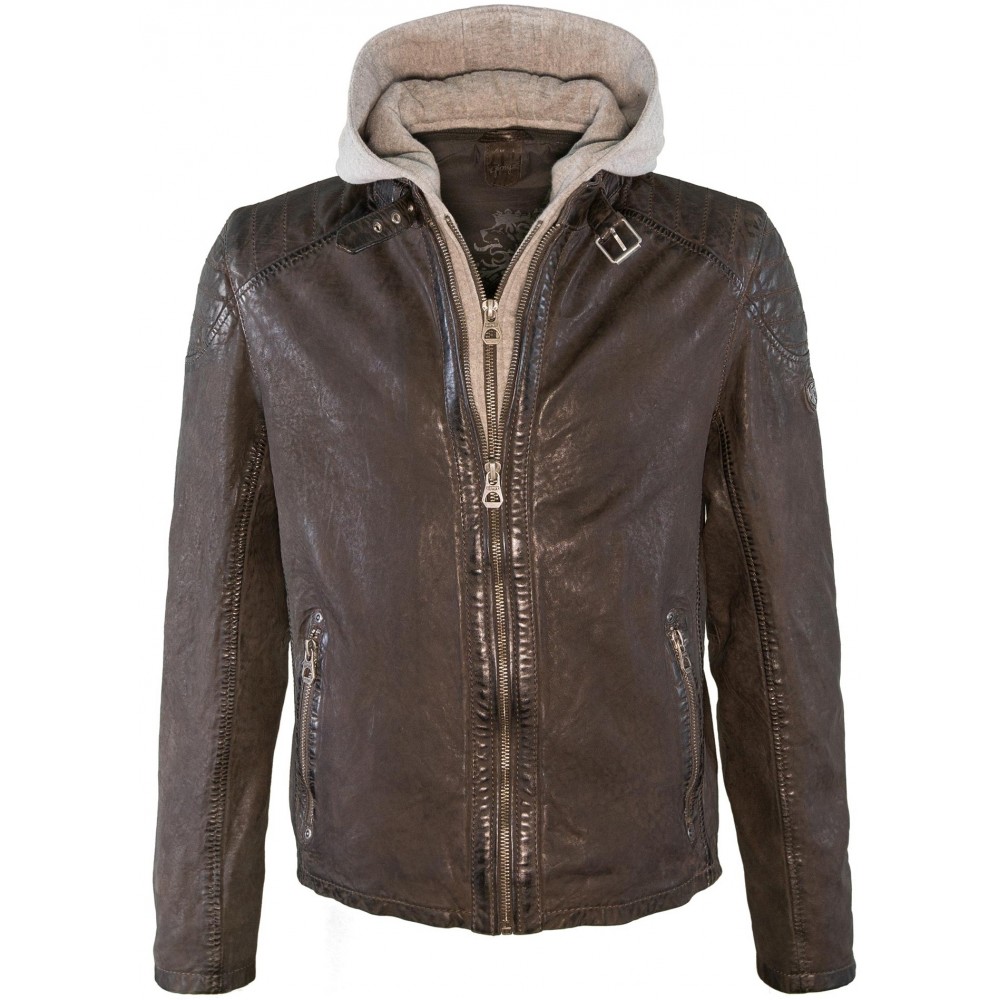 Geaca de Piele Naturala Barbati Gipsy Maro Cain LCOUNTV - readytowear