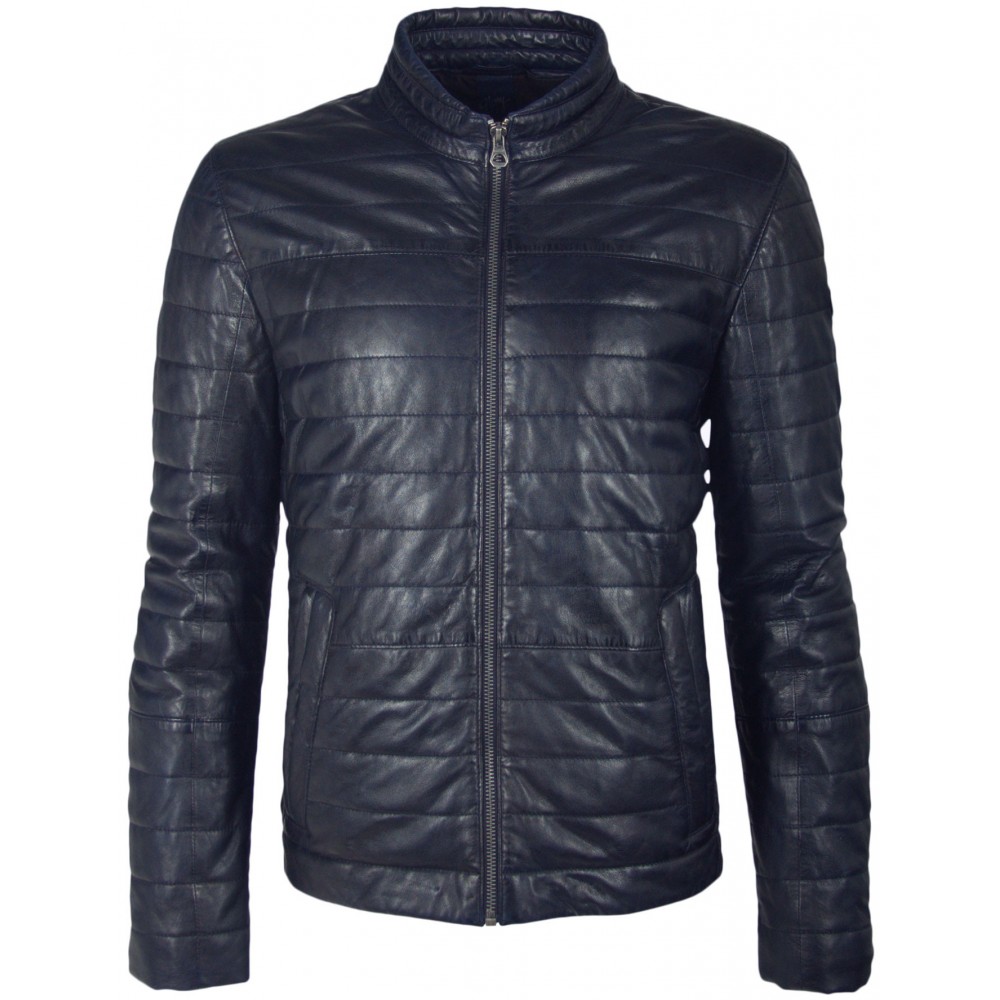 Geaca de Piele Naturala Barbati Gipsy Bleumarin Inchis Callan LNB W Geaca de Piele Naturala Barbati Gipsy Bleumarin Inchis Callan LNB W - readytowear.ro