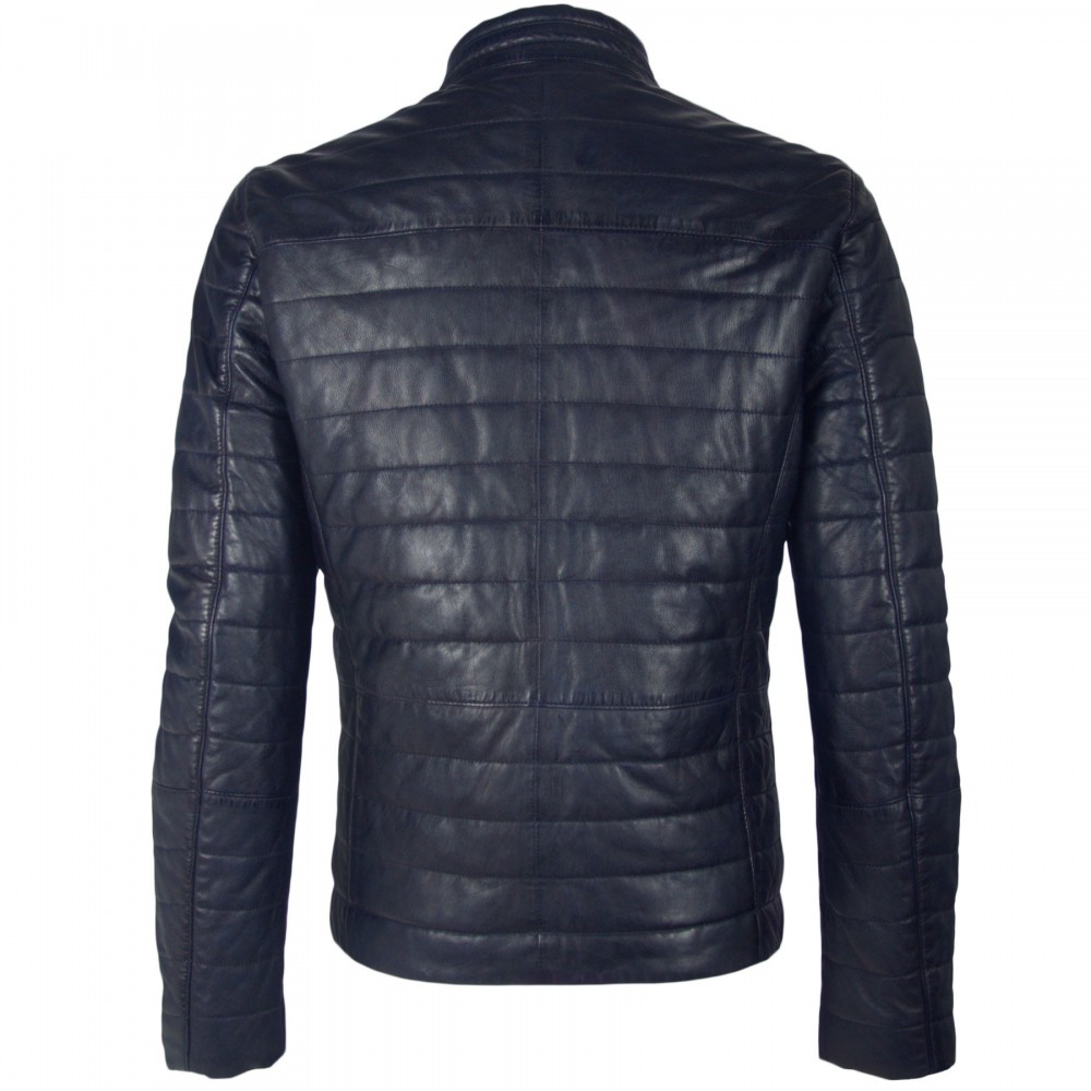 Geaca de Piele Naturala Barbati Gipsy Bleumarin Inchis Callan LNB W Geaca de Piele Naturala Barbati Gipsy Bleumarin Inchis Callan LNB W - readytowear.ro