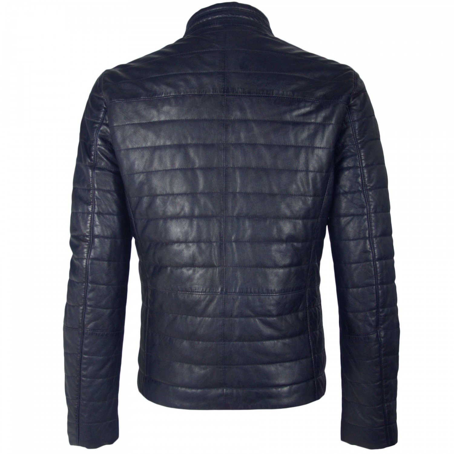 Geaca de Piele Naturala Barbati Gipsy Bleumarin Inchis Callan LNB W – IMBRACAMINTE