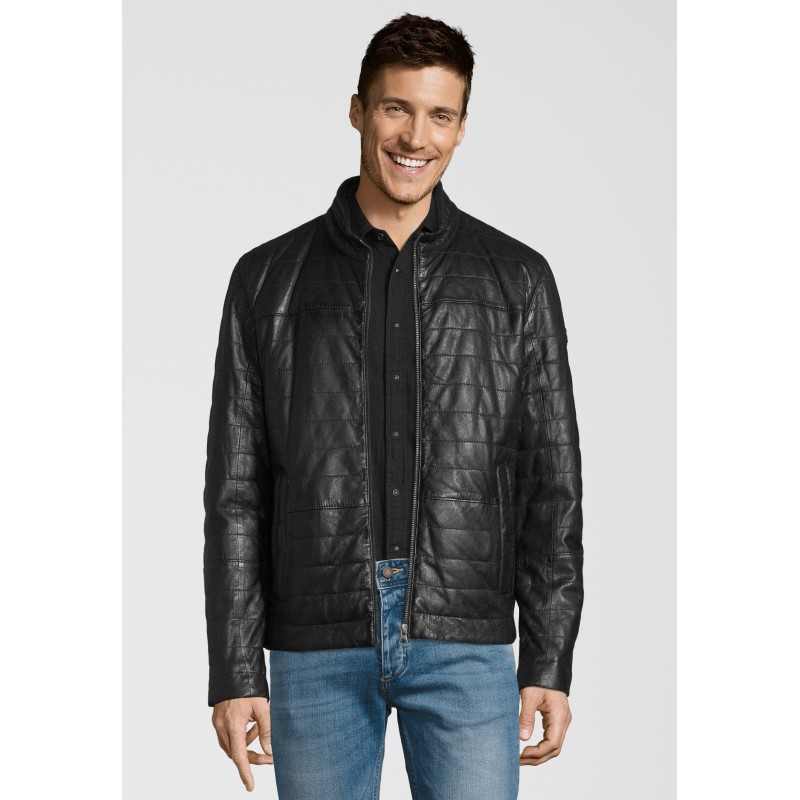 Geaca de Piele Naturala Barbati Gipsy Neagra Callan LNB W – IMBRACAMINTE