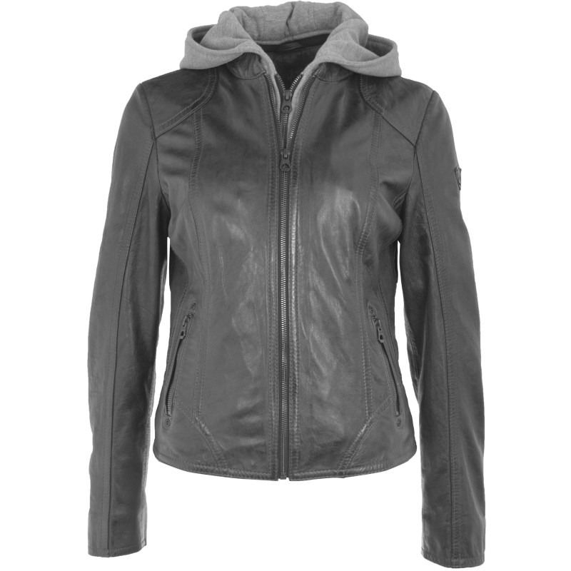 Geaca de Piele Naturala Dama Gipsy Grafit Callie W17 LONTV – IMBRACAMINTE