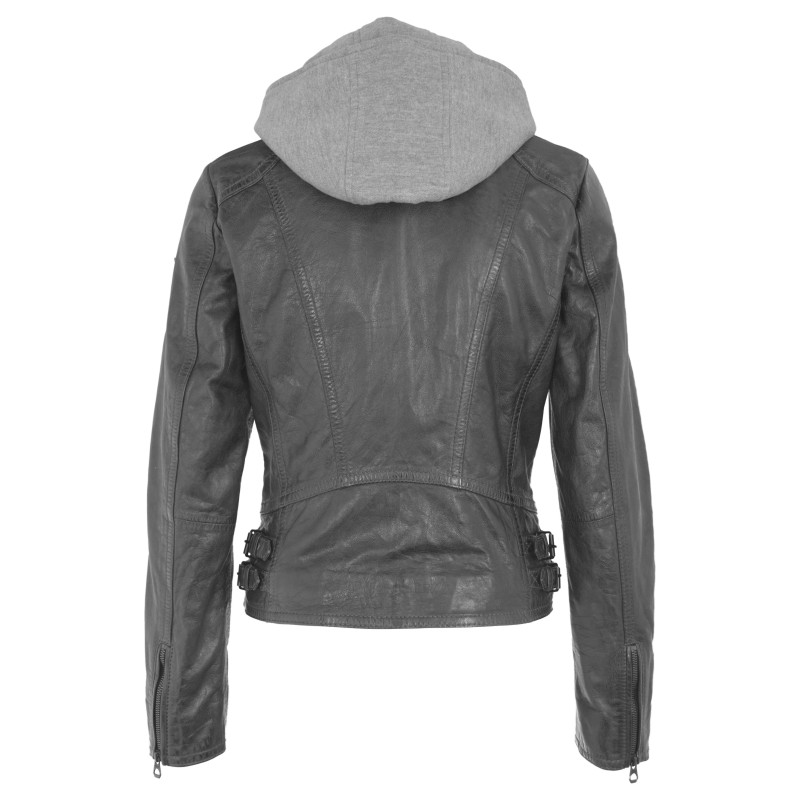 Geaca de Piele Naturala Dama Gipsy Grafit Callie W17 LONTV – IMBRACAMINTE