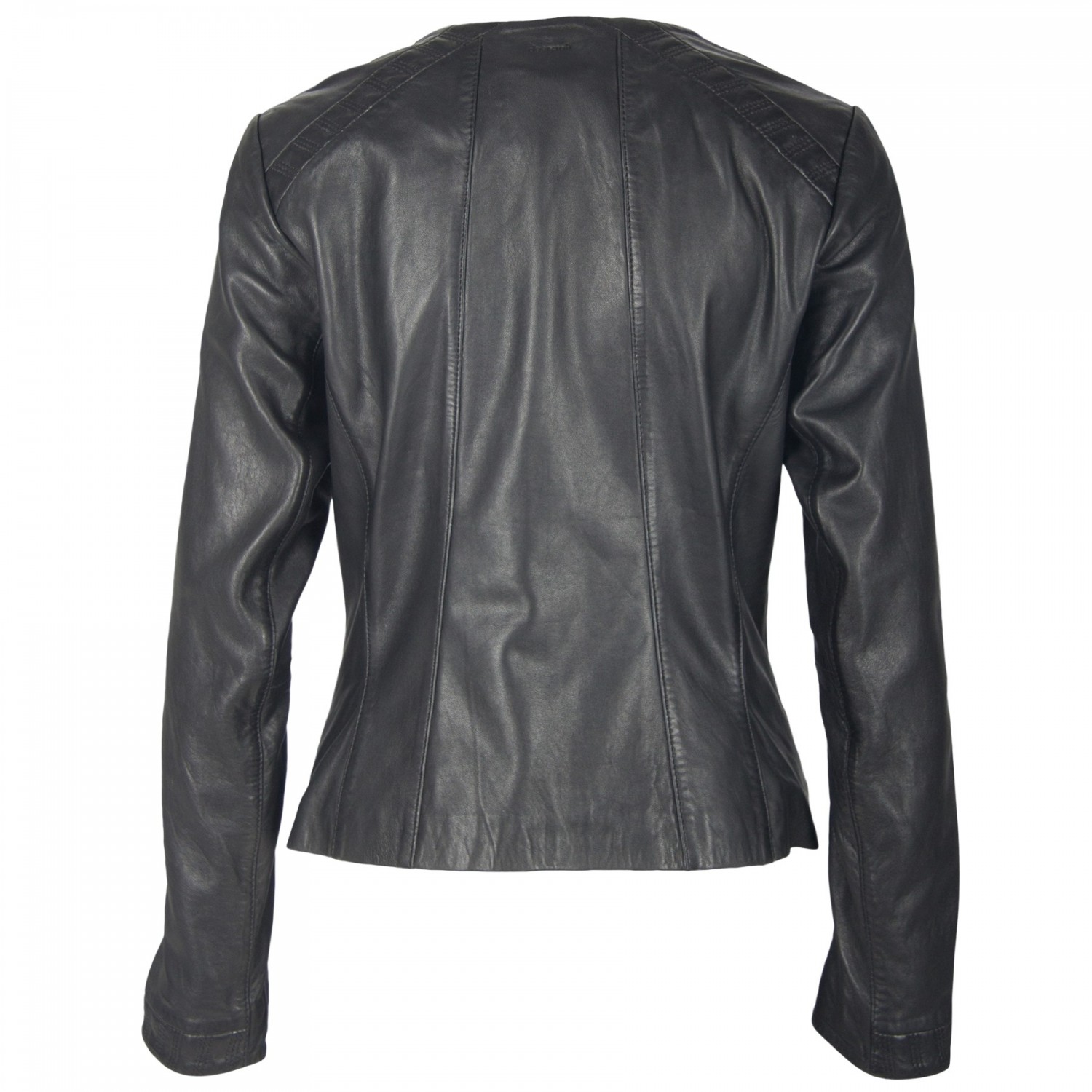 Geaca de Piele Naturala Dama Gipsy Neagra Calmy NSLV – IMBRACAMINTE