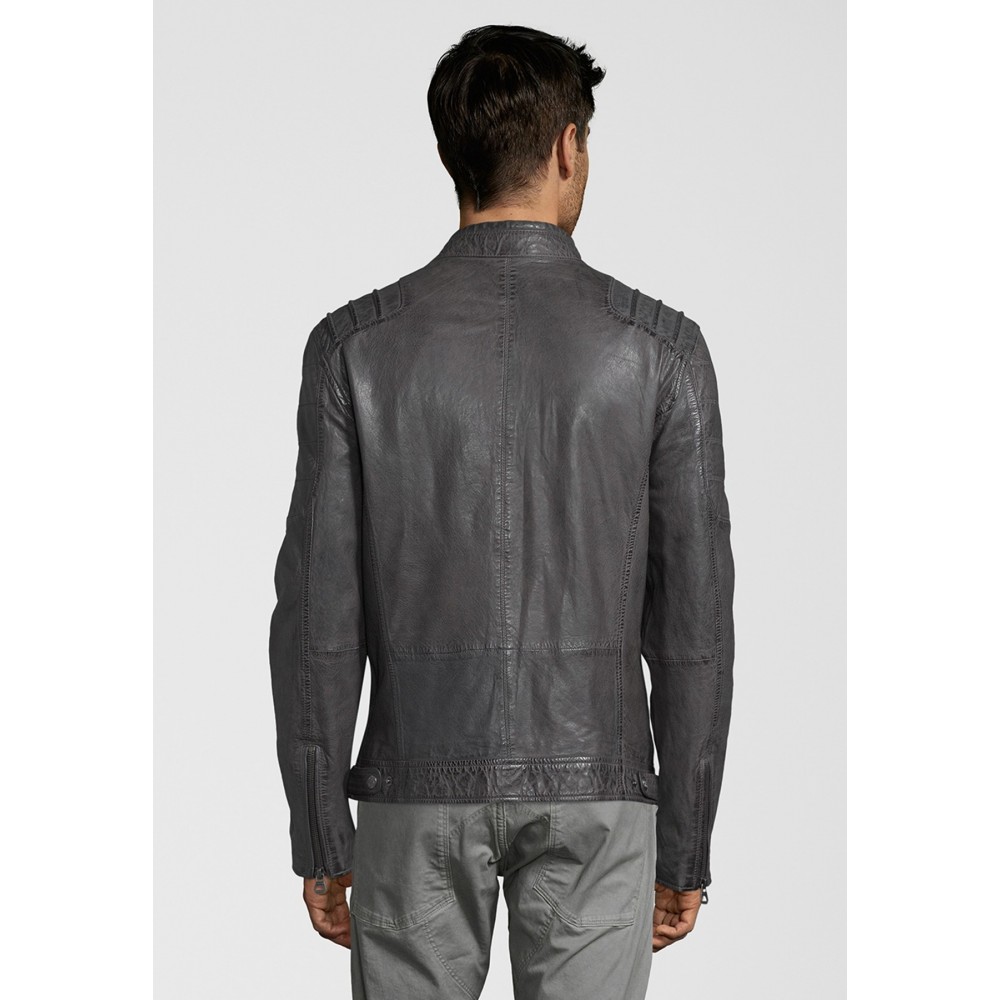 Geaca de Piele Naturala Barbati Gipsy Gri Inchis Camren S19 LASYV Geaca de Piele Naturala Barbati Gipsy Gri Inchis Camren S19 LASYV - readytowear.ro