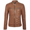 Geaca de Piele Naturala Barbati Gipsy Coniac Inchis Camren S19 LASYV - readytowear