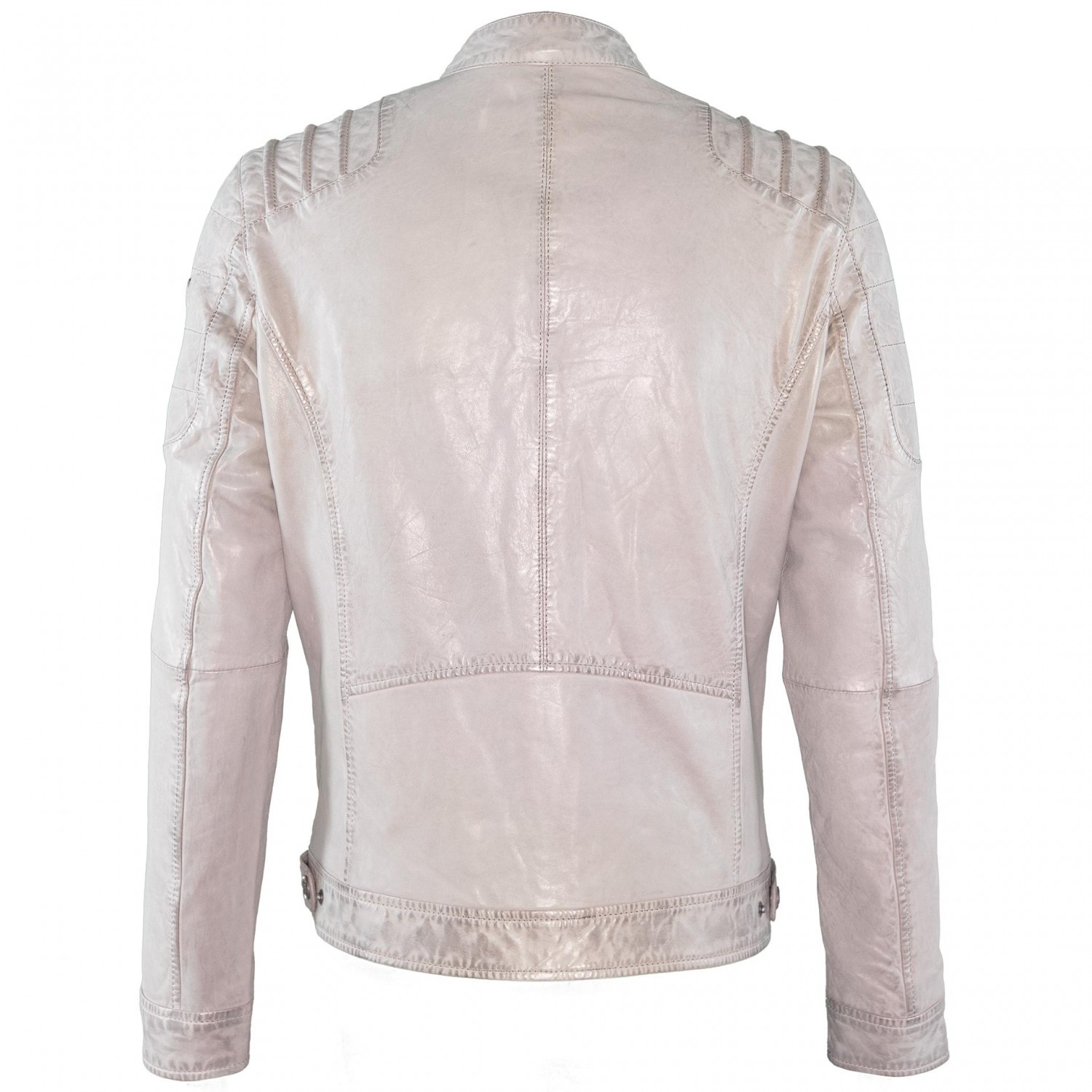 Geaca de Piele Naturala Barbati Gipsy Gri Camren SF NSLVW – IMBRACAMINTE