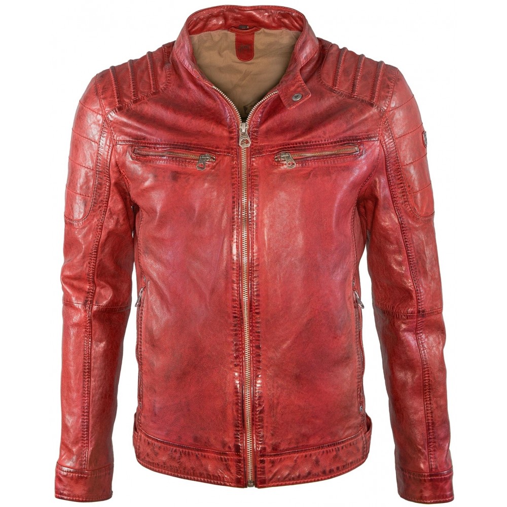 Geaca de Piele Naturala Barbati Gipsy Rosie Camren SF NSLVW Geaca de Piele Naturala Barbati Gipsy Rosie Camren SF NSLVW - readytowear