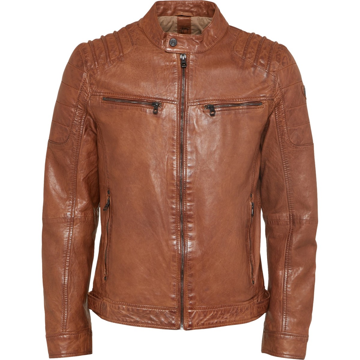 Geaca de Piele Naturala Barbati Gipsy Coniac Camren SF NSLV – IMBRACAMINTE Geaca de Piele Naturala Barbati Gipsy Coniac Camren SF NSLV – IMBRACAMINTE