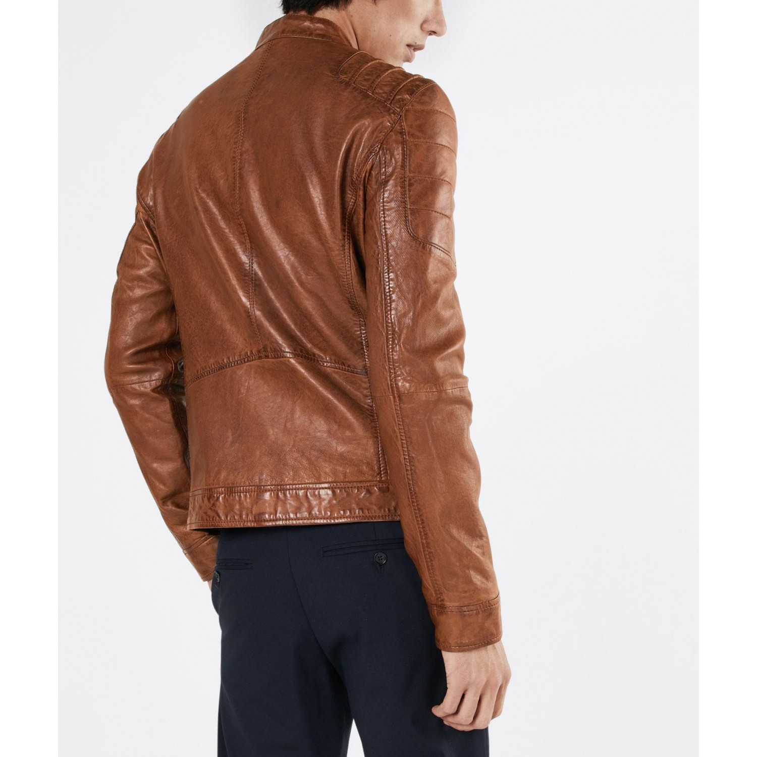 Geaca de Piele Naturala Barbati Gipsy Coniac Camren SF NSLV – IMBRACAMINTE Geaca de Piele Naturala Barbati Gipsy Coniac Camren SF NSLV – IMBRACAMINTE