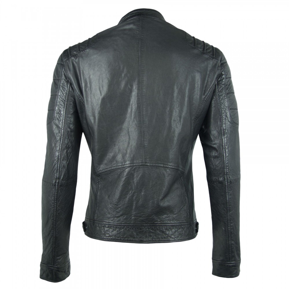 Geaca de Piele Naturala Barbati Gipsy Neagra Camren SF NSLVW Geaca de Piele Naturala Barbati Gipsy Neagra Camren SF NSLVW - readytowear.ro