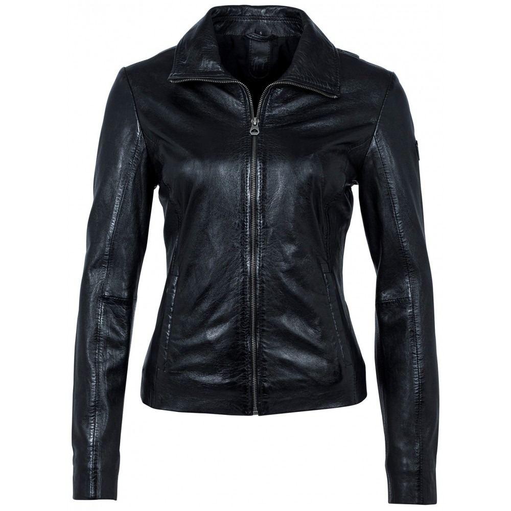 Geaca de Piele Naturala Dama Gipsy Neagra Caren LONTV Geaca de Piele Naturala Dama Gipsy Neagra Caren LONTV - readytowear.ro