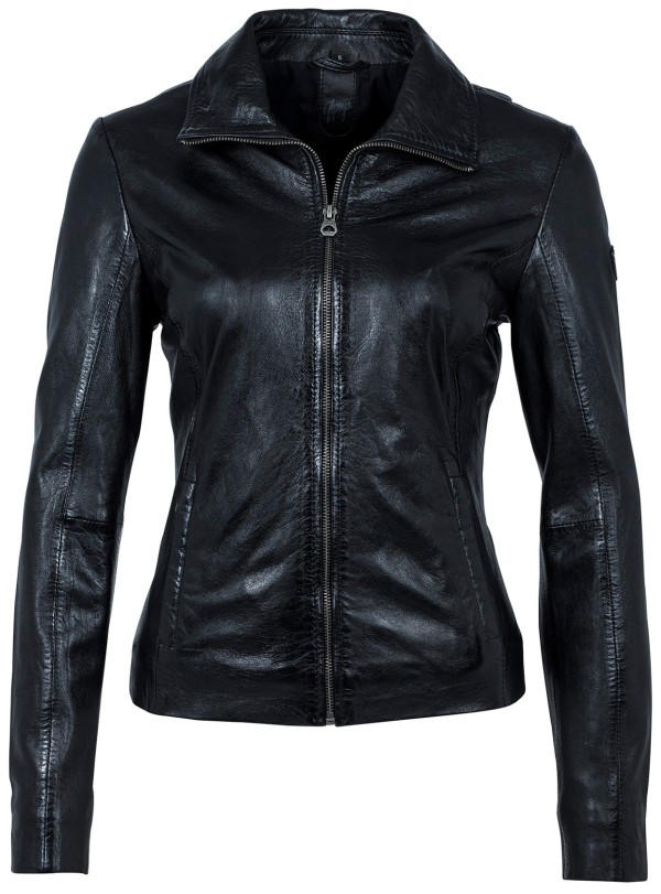 Geaca de Piele Naturala Dama Gipsy Neagra Caren LONTV – IMBRACAMINTE — fotografia 1