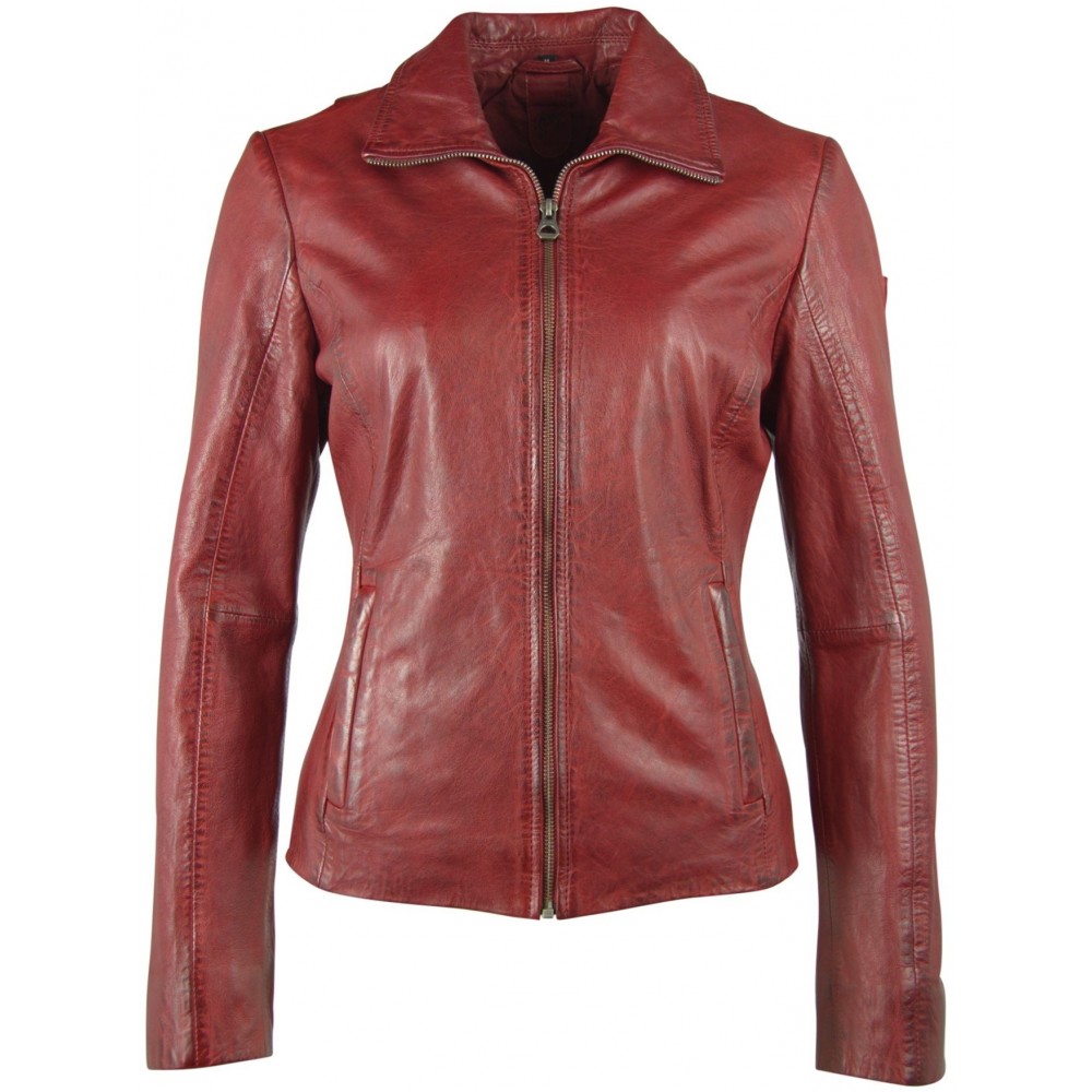 Geaca de Piele Naturala Dama Gipsy Visinie Caren LONTV - readytowear