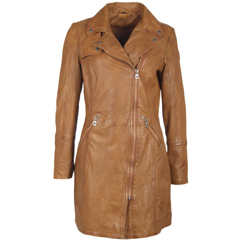 Geaca Lunga de Piele Naturala Dama Gipsy Coniac Inchis Caro LONTV – IMBRACAMINTE Geaca Lunga de Piele Naturala Dama Gipsy Coniac Inchis Caro LONTV – IMBRACAMINTE