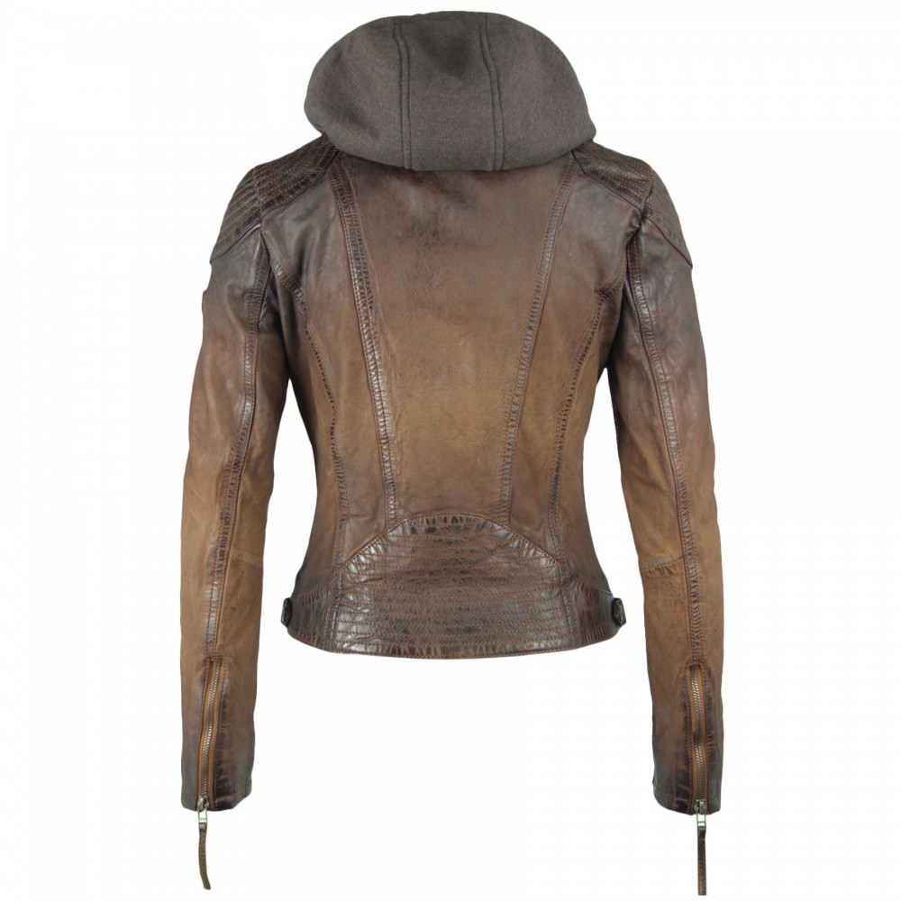 Geaca de Piele Dama Gipsy Maro Antic Cascha LAMOV geci de piele - readytowear.ro