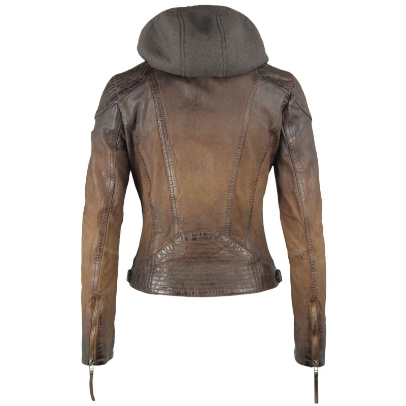 Geaca de Piele Dama Gipsy Maro Antic Cascha LAMOV – Black Friday