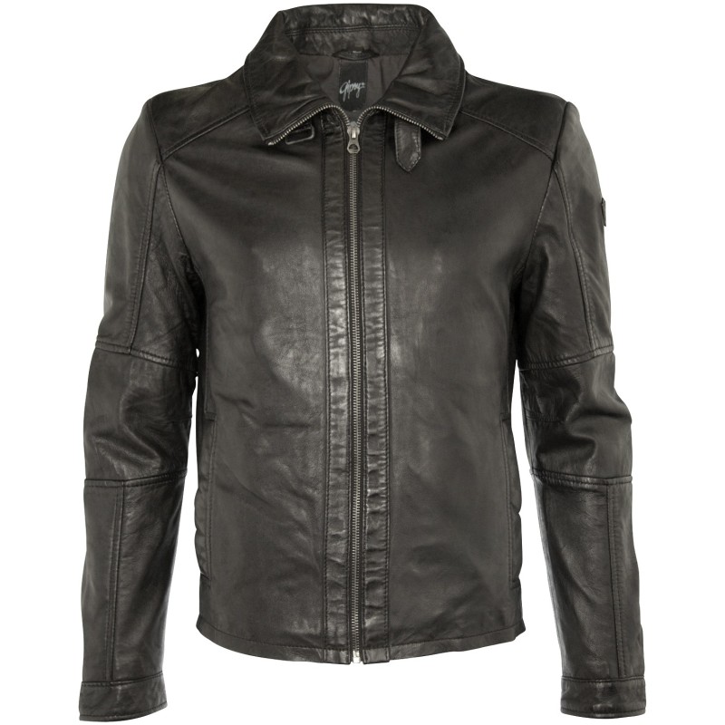 Geaca de Piele Naturala Barbati Gipsy Neagra Cash LALYV – IMBRACAMINTE Geaca de Piele Naturala Barbati Gipsy Neagra Cash LALYV – IMBRACAMINTE