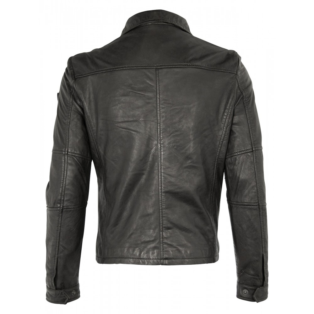 Geaca de Piele Naturala Barbati Gipsy Neagra Cash LALYV Geaca de Piele Naturala Barbati Gipsy Neagra Cash LALYV - readytowear.ro