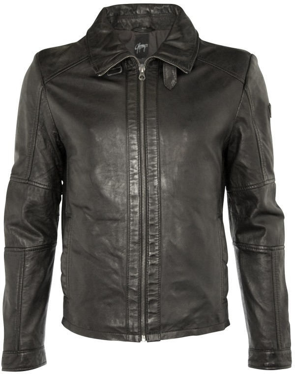 Geaca de Piele Naturala Barbati Gipsy Neagra Cash SF LALYV – IMBRACAMINTE — fotografia 1