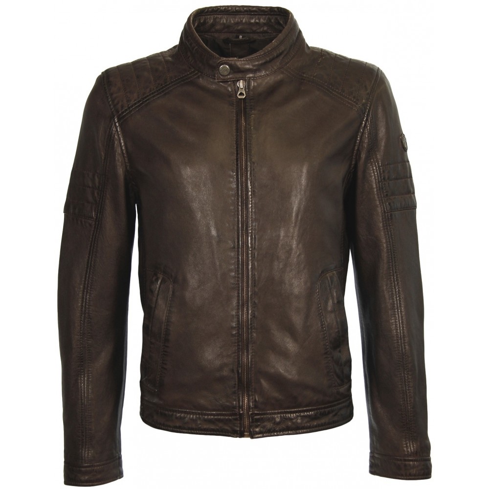 Geaca de Piele Naturala Barbati Gipsy Maro inchis Cave LALYV Geaca de Piele Naturala Barbati Gipsy Maro inchis Cave LALYV - readytowear.ro