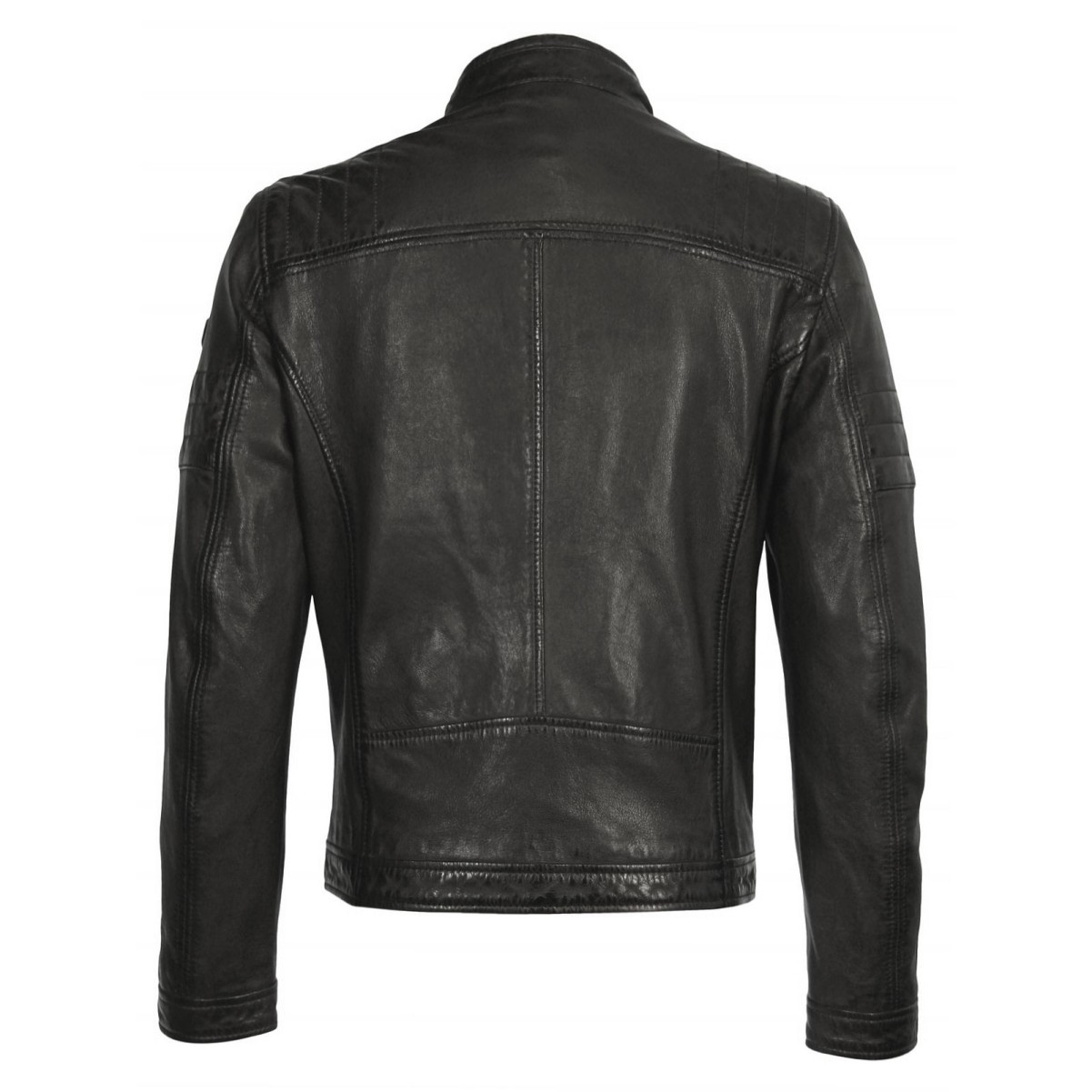 Geaca de Piele Naturala Barbati Gipsy Neagra Cave LALYV – Black Friday