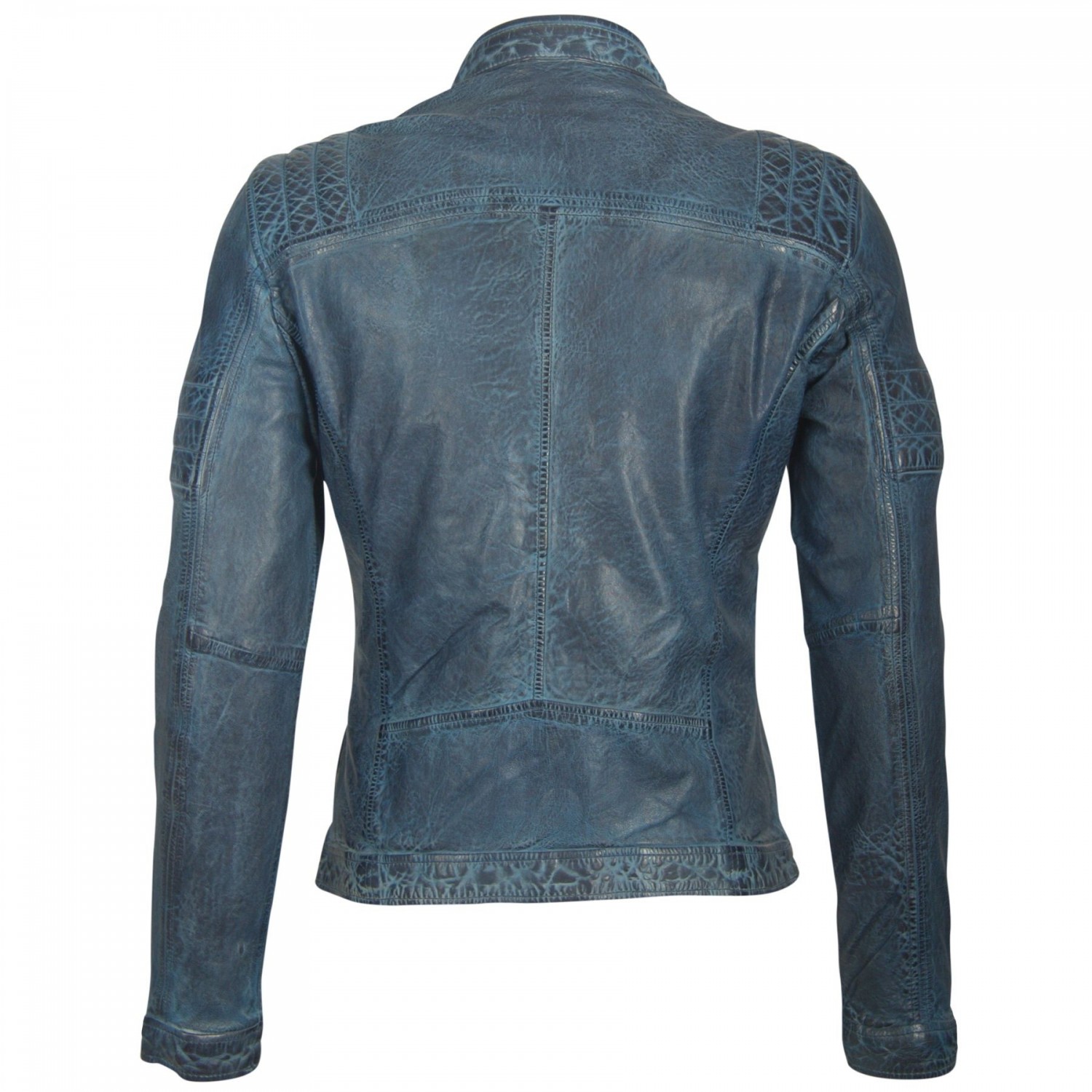 Geaca de Piele Naturala Barbati Gipsy Bleumarin Cave S19 LEGVW – IMBRACAMINTE