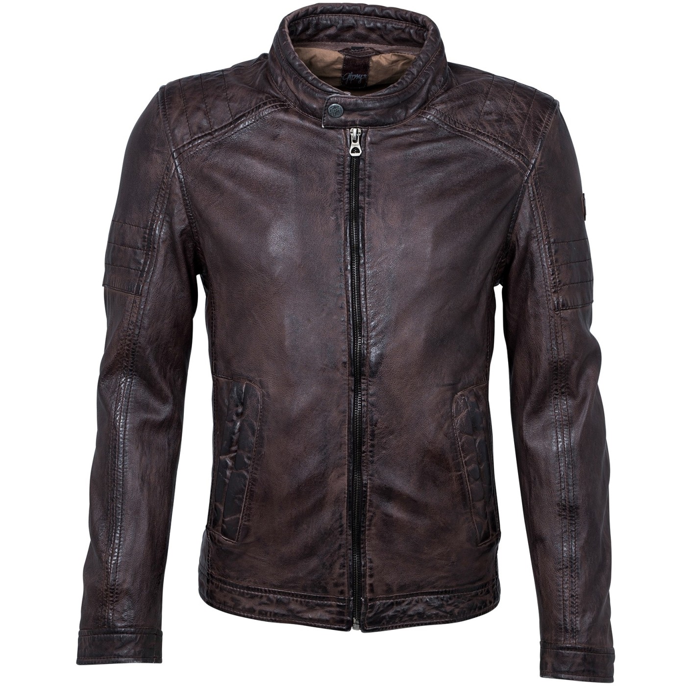 Geaca de Piele Naturala Barbati Gipsy Maro Inchis Cave SF W18 LANOV – IMBRACAMINTE