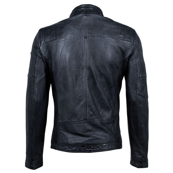 Geaca de Piele Naturala Barbati Gipsy Neagra Cave SF W18 LANOV – IMBRACAMINTE — fotografia 5